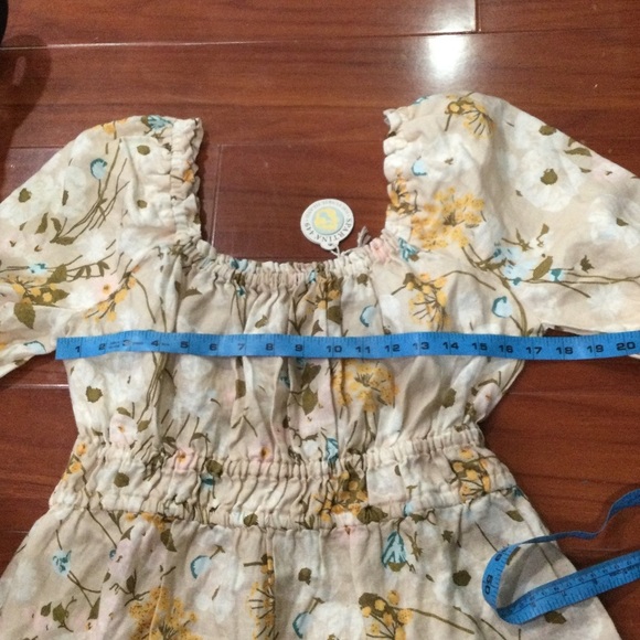 Spartina 449 Audrey Romper Linen floral - Picture 6 of 10